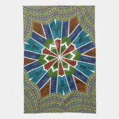 美しいトレンディーアジア繊維デザインアートプリント キッチンタオル (縦)