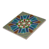 美しいトレンディーアジア繊維デザインアートプリント タイル (側面)