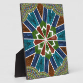 美しいトレンディーアジア繊維デザインアートプリント フォトプラーク (側面)