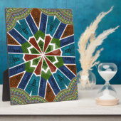 美しいトレンディーアジア繊維デザインアートプリント フォトプラーク (側面)