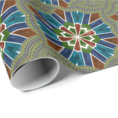 美しいトレンディーアジア繊維デザインアートプリント ラッピングペーパー (ロールコーナー)