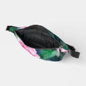 美しいトレンディーウォーターカラーピンクローズコレクション ファニーパック (見開き)