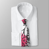 美しいトレンディーガーリーのモノグラムの花柄 ネクタイ (タイ)