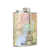 美しいトレンディーガーリーヴィンテージエッフェルタワーフランス フラスク (右)
