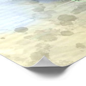 美しいトレンディーガーリーヴィンテージエッフェルタワーフランス ポスター (角)