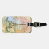 美しいトレンディーガーリーヴィンテージエッフェルタワーフランス ラゲッジタグ (正面横)