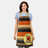 美しいトレンディーサンクスギビング秋コレクション エプロン (着用した状態)