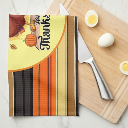 美しいトレンディーサンクスギビング秋コレクション キッチンタオル (四つ折り)