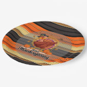 美しいトレンディーサンクスギビング秋コレクション ペーパープレート (アングル)