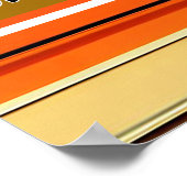 美しいトレンディーサンクスギビング秋コレクション ポスター (角)