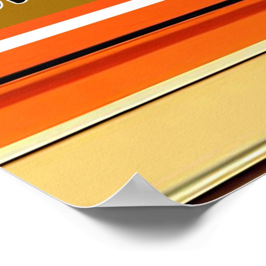 美しいトレンディーサンクスギビング秋コレクション ポスター (角)