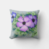 美しいトレンディーハンド色彩の鮮やかフローラ クッション (正面)