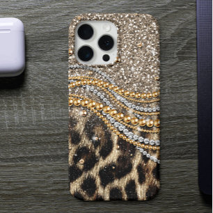 美しいトレンディーヒョウフェイクアニマルプリントケース – マ Case-Mate iPhone 14 PROケース