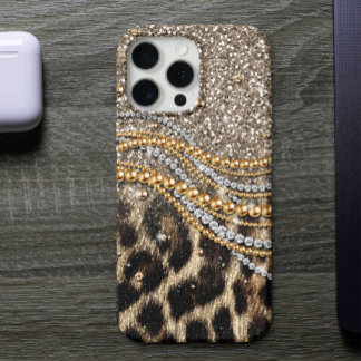 美しいトレンディーヒョウフェイクアニマルプリントケース – マ Case-Mate iPhone 14 PROケース