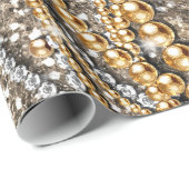 美しいトレンディーヒョウフェイクアニマルプリント ラッピングペーパー (ロールコーナー)