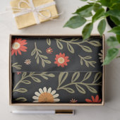 美しいトレンディーヴィンテージフローラコレクション 薄葉紙 (ギフト)