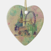 美しいトレンディーヴィンテージロンドンランドマークス セラミックオーナメント (右)