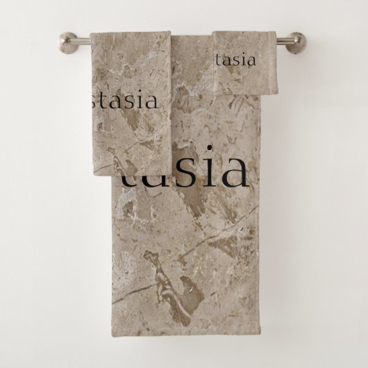 美しいトレンディー大理石、目 バスタオルセット (インサイチュ)