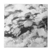 美しいトレンディー白黒マーブルストーン タイル (正面)