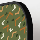 美しいトレーニンググリーンプロピックボールパドル ピックルボールラケット (左詳細)