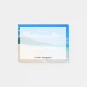 美しいトロピカルデスティネーション風光明媚なビーチ ポストイット (正面)