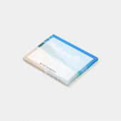 美しいトロピカルデスティネーション風光明媚なビーチ ポストイット (アングル)