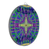 美しいトロピカルハクナマタタカンガのアートワーク。 ダーツボード (正面左)