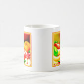 美しいトロピカルフ絵画ルーツ。買今 コーヒーマグカップ (中央)