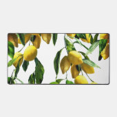 美しいトロピカルレモンデザイン – デスクマット (正面)