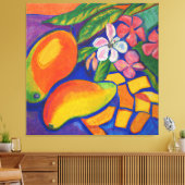 美しいトロピ絵画カルフローラのアートカンバスpri キャンバスプリント (インサイチュ (リビング))