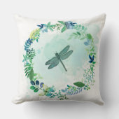 美しいトンボと蝶の芸術 クッション (正面)