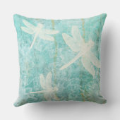 美しいトンボの花 クッション (裏面)