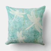 美しいトンボの花 クッション (正面)