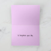 美しいトンボアートグリーティングカード カード (内部)