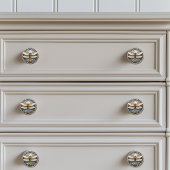 美しいトンボ玉の金ゴールドマザーオブパール セラミックノブ