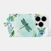 美しいトンボ蝶と花 Case-Mate iPhoneケース (裏面 (横))