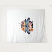 美しいトンボ タペストリー (正面(横))