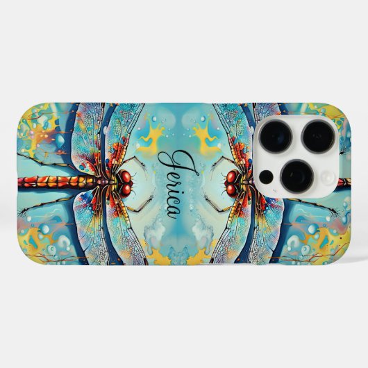 美しいトンボ Case-Mate iPhoneケース (裏面 (横))