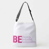 美しいトートバッグ クロスボディバッグ (裏面)