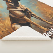 美しいドイツのマリノワ シェルパブランケット (3/4)