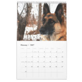 美しいドイツの羊飼いの写真 カレンダー (2月 2027)