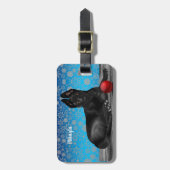 美しいドイツの羊飼いの子犬 ラゲッジタグ (正面縦)