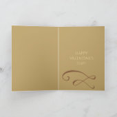 美しいドイツの羊飼いバレンタインデーのカード シーズンカード (内部)