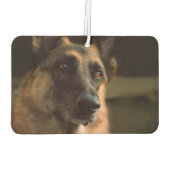 美しいドイツの羊飼い車の空気清浄機 カーエアーフレッシュナー (裏面)