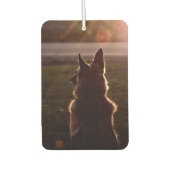 美しいドイツの羊飼い車の空気清浄機 カーエアーフレッシュナー (正面)