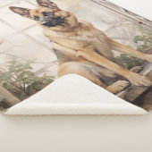 美しいドイツの羊飼い シェルパブランケット (3/4)