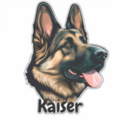 美しいドイツの羊飼い シール (正面)