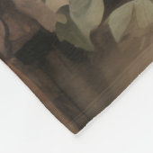 美しいドイツの羊飼い フリースブランケット (角)