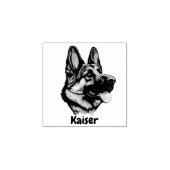 美しいドイツの羊飼い ラバースタンプ (インプリント)