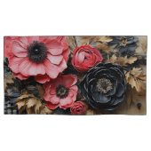 美しいドライフラワーアレンジメント 枕カバー (正面左)